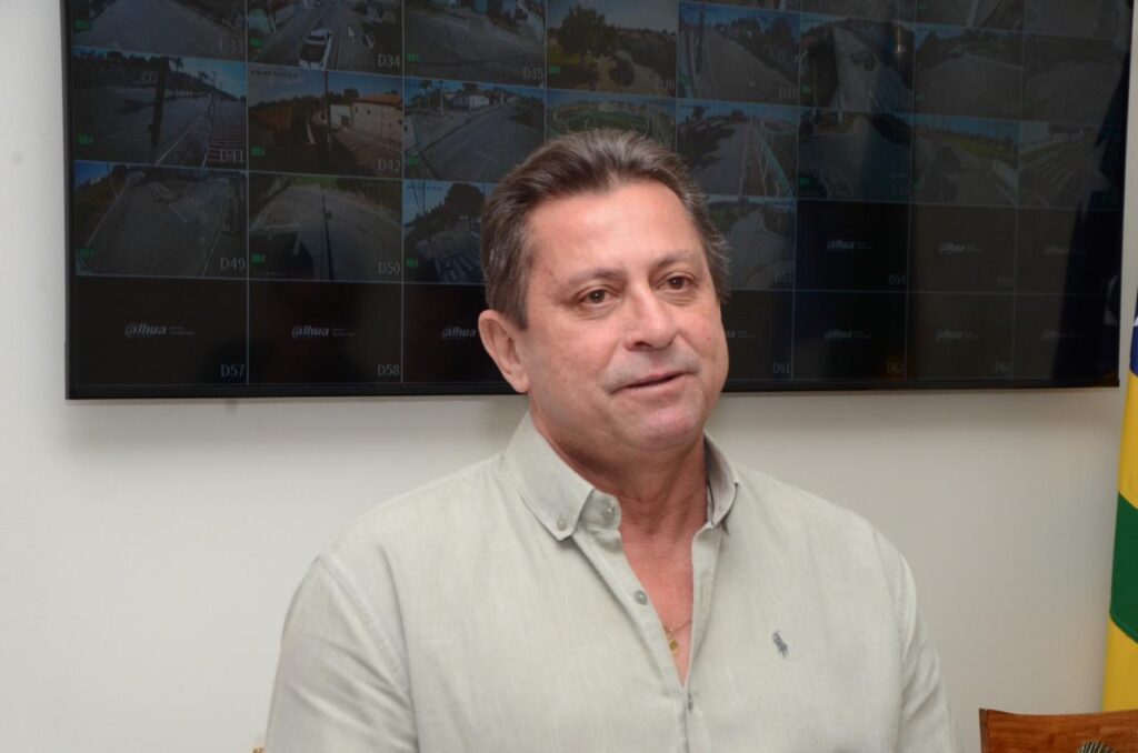 O prefeito local, Junior Pimenta: investimento em segurança