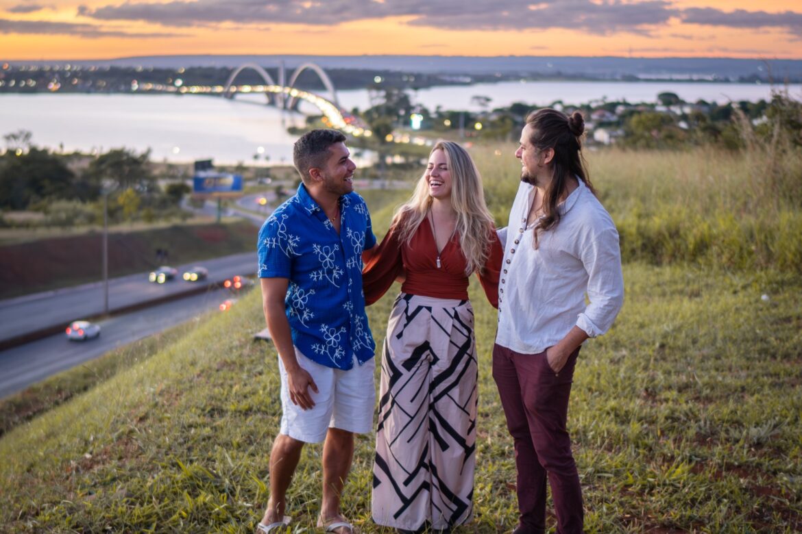 Na foto os idealizadores do evento respectivamente João Guilherme Melillo, Bruna Aragão e Alisson Sindeaux- Créditos Divulgação